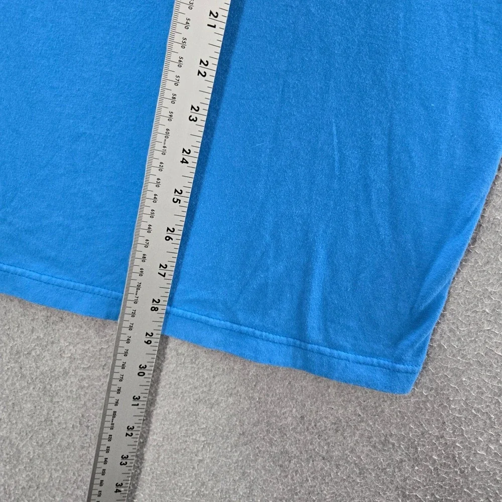 Air Jordan Men Shirt Large Blue Retro 9 Graphic Short Sleeve Crew Neck Tee